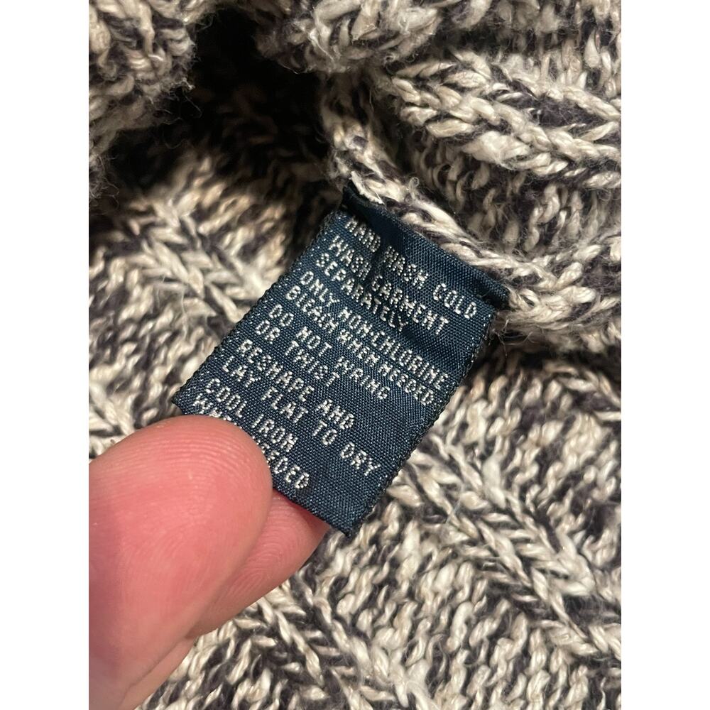 Polo Ralph Lauren Linen Blend Shawl Collar Heavy Knit Sweater Men's Large Preppy - Picture 7 of 7
